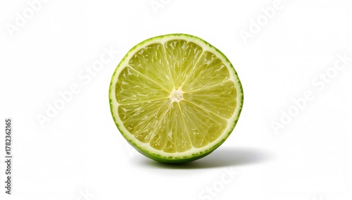 Close-up of a lime against ...
