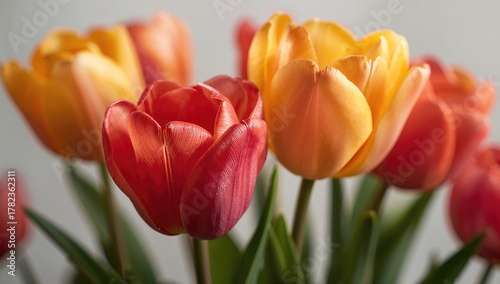 Close-up of various vibrant...