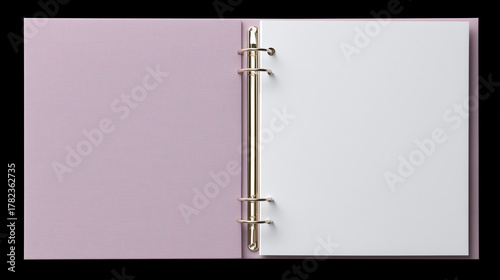 Naklejka minimal ring binder notebook 