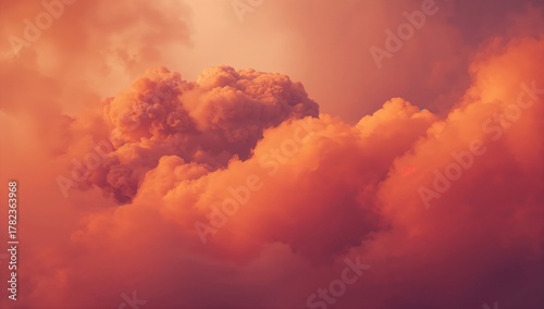 Thick orange clouds forming...