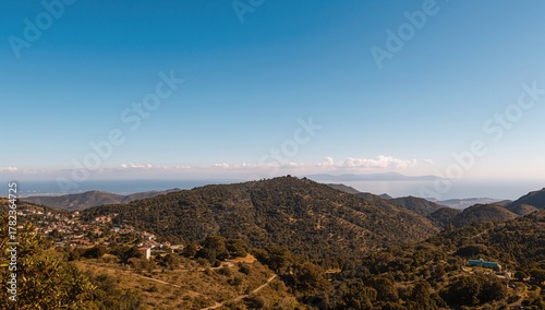 Aerial perspective of mount...
