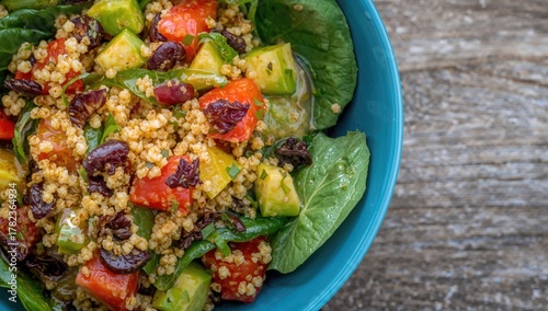 Salad featuring quinoa and ...