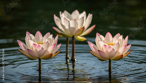 Close-up of vibrant lotus b...