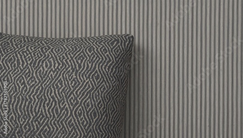 Dark grey and white pattern...