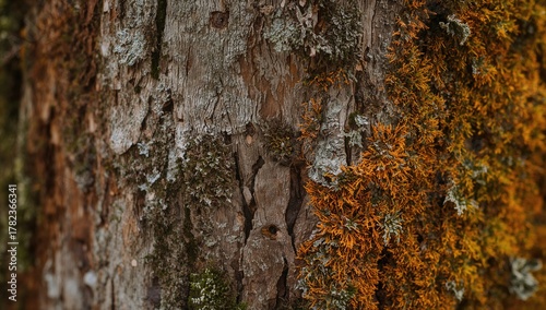 Close-up view of an aged tr...