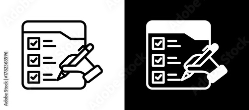 Prioritize whiteblack icon