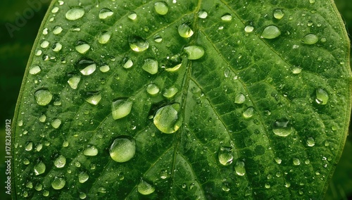 Close-up of raindrops on a ...