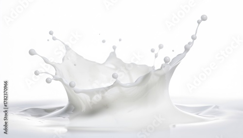 High-Quality PNG Milk Splas...