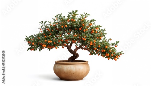 Kumquat tree bearing ripe f...