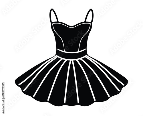 Elegant Black Ballet Tutu Dress Icon for Fashion and Dance Style