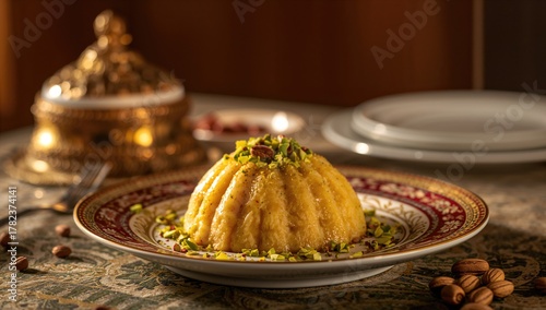Traditional rolled kadayif ...