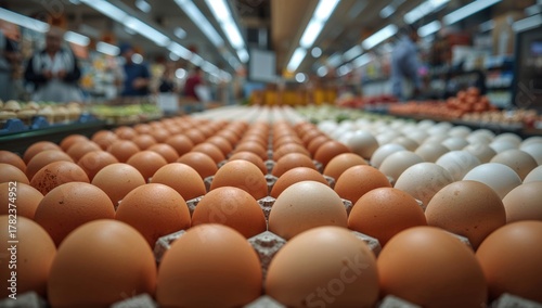 Close-up of eggs in their s...