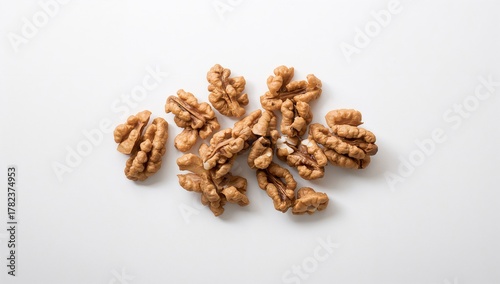 Single walnut halves displa...