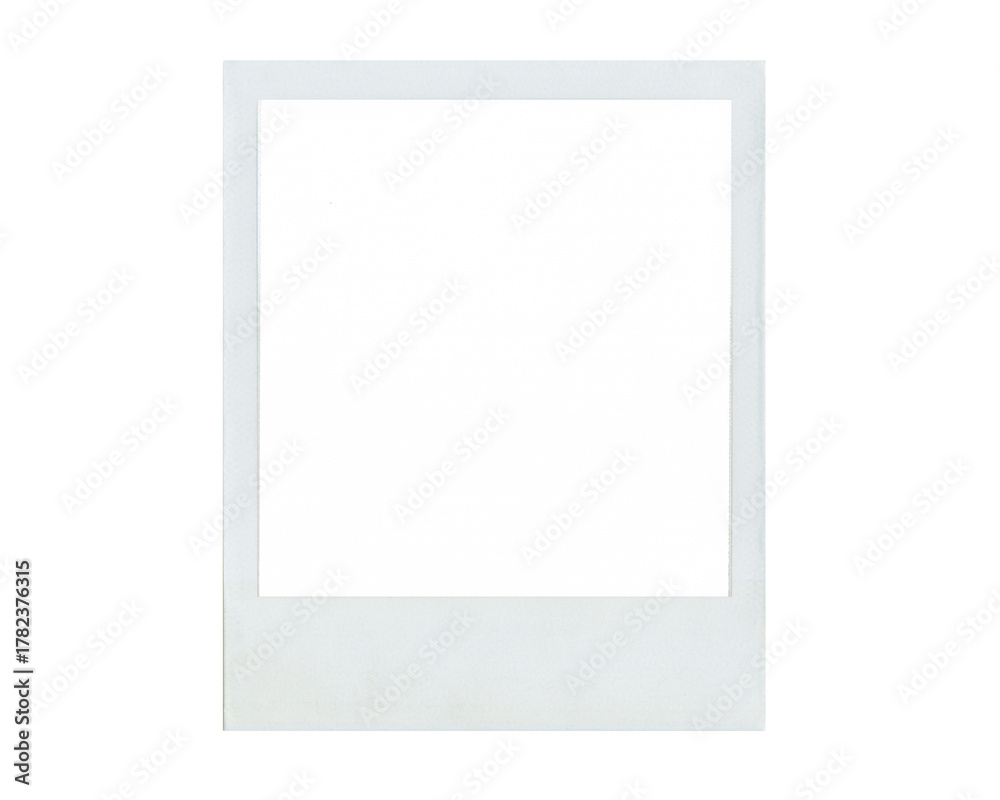 Fototapeta premium Natural snapshot film photo border frame texture isolated. 