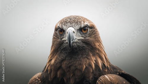 Closeup of an eagle with a ...