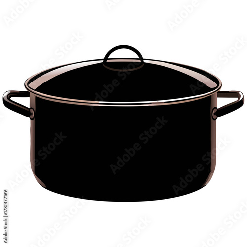 stainless steel pan with lid