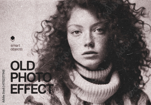 Memories Photo Effect Mockup