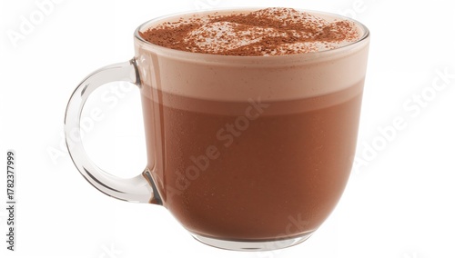 Glass Mug Filled with Hot C...