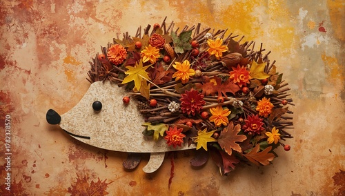 Autumnal craft featuring a ...