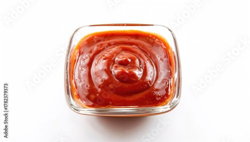 Close-up view of a glass di...