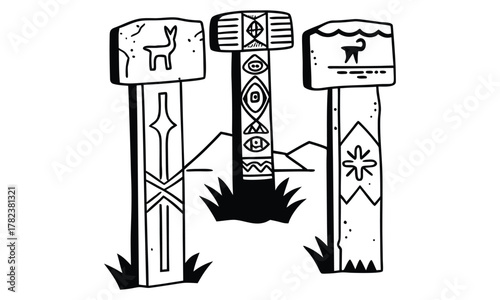 gobekli tepe vector design bundle