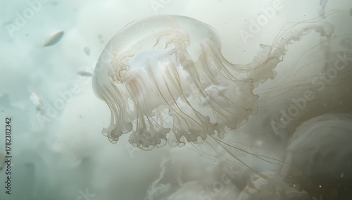 Jellyfish Milk from sea net...