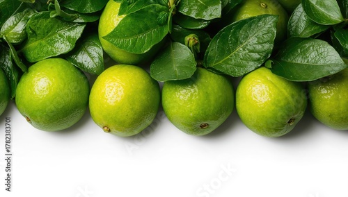 Collection of Fresh Limes w...