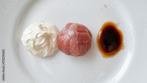 Chicken gizzards served wit...