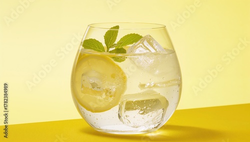 Fresh lemon and mint-infuse...