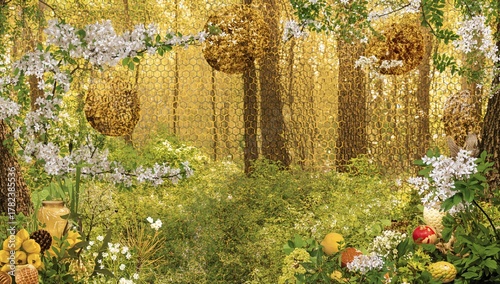 Forest of Hexagonal Cells