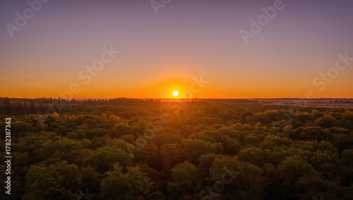 Aerial Perspective of a Sun...