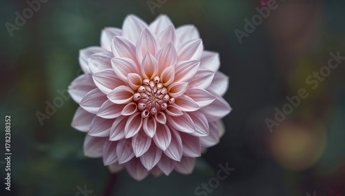 Delicate dahlia flower in f...