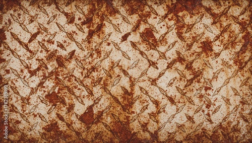 Old diamond plate pattern, ...