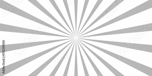 Ray sun light. Sunburst background. Radial circle line. Pattern starburst. Comic beam lines. Sun effect rays. Abstract firework. Concentration stripe. Cartoons