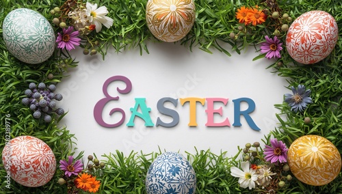 Handwritten Easter greeting...