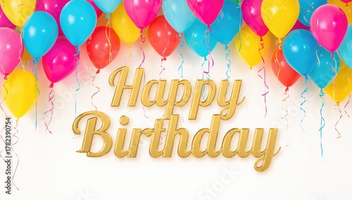 Cheerful celebration card a...