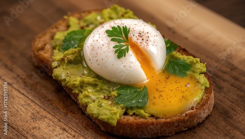 Close-up of mashed avocado ...