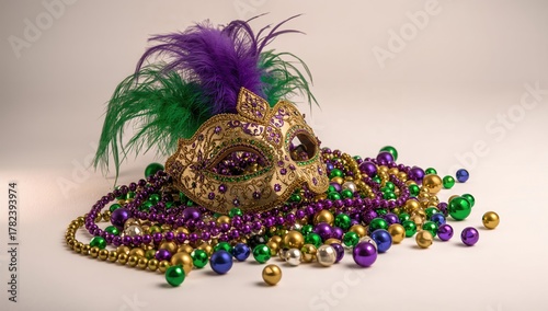 Illustration of a Mardi Gra...
