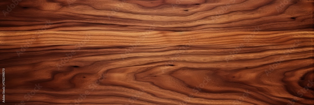 Obraz premium A close-up view of rich, textured wood grain, showcasing its natural patterns and warm tones.