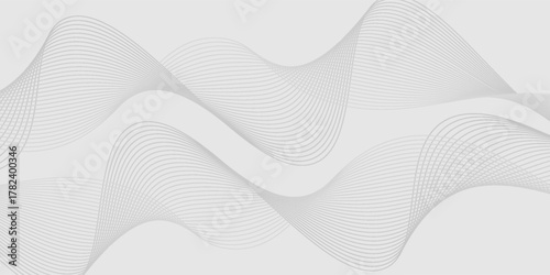 Abstract vector background with black wavy lines. EPS10