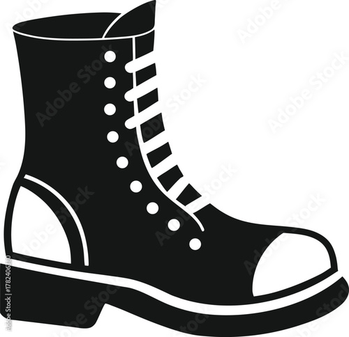 vector illustration of a pair of boots