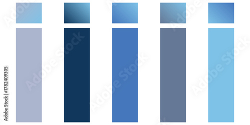 a set of pastel color palletes