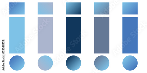 a set of pastel color palletes