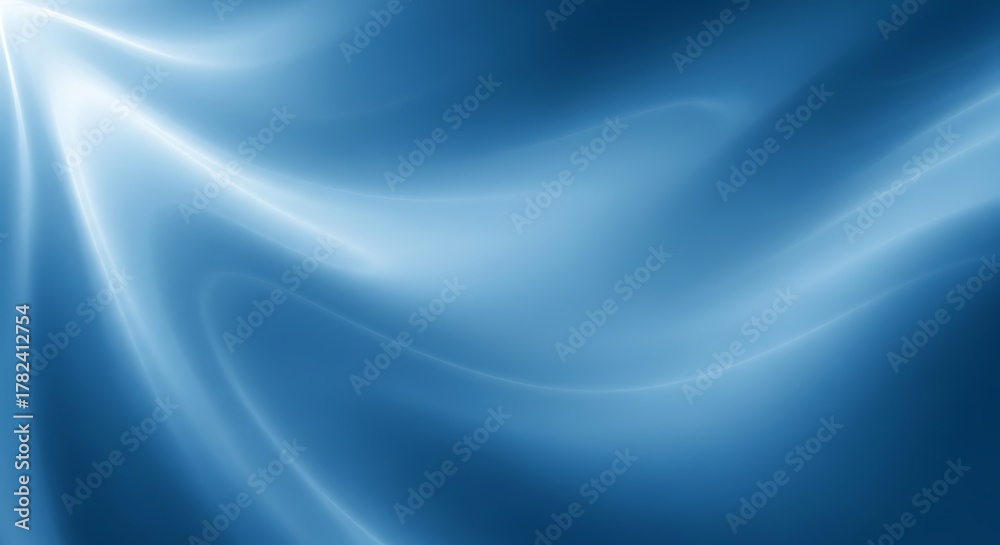 Obraz premium Abstract Blue Light Streaks - Serene and Modern Background Design.