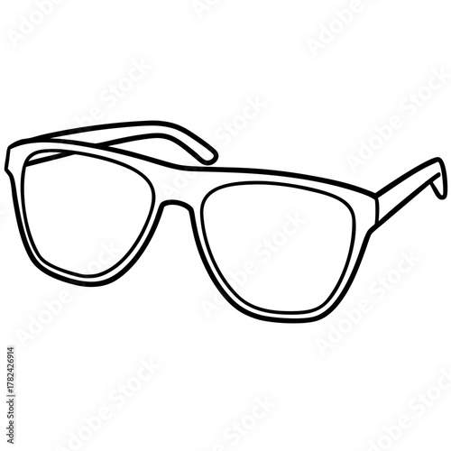 Hipster glasses, a trendy and fashionable accessory