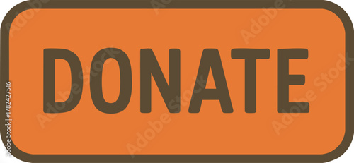 Donate button label for charity website