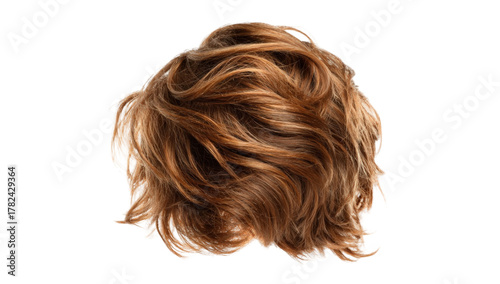 Close-up of wavy brown hair (6)