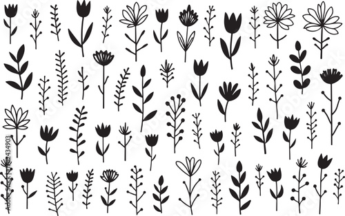 Whimsical Floral Doodle Bundle