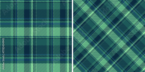 Textile pattern tartan of plaid texture seamless with a background vector fabric check. Set in fashionable colors. Classic wardrobe essentials for timeless style.