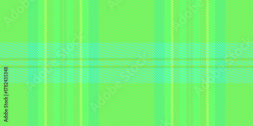 String texture plaid tartan, underwear fabric seamless background. Worn vector check textile pattern in green and mint colors.